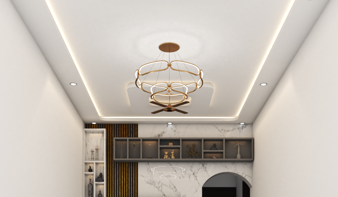 modern living room by home interior design experts in Marthandam