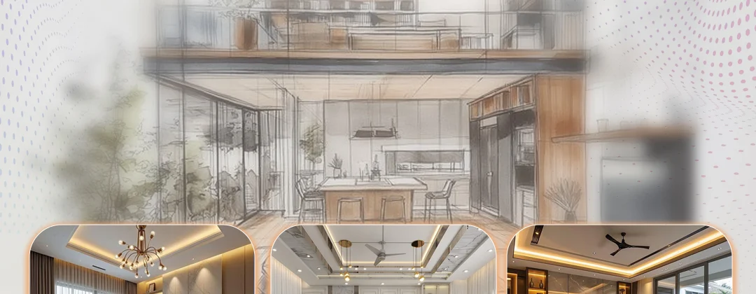 Modern living room and luxury interior design by Decor Interior – best interior designer near me in Thuckalay, marthandam.